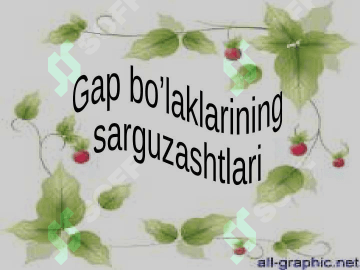 Gap bo‘laklari 7