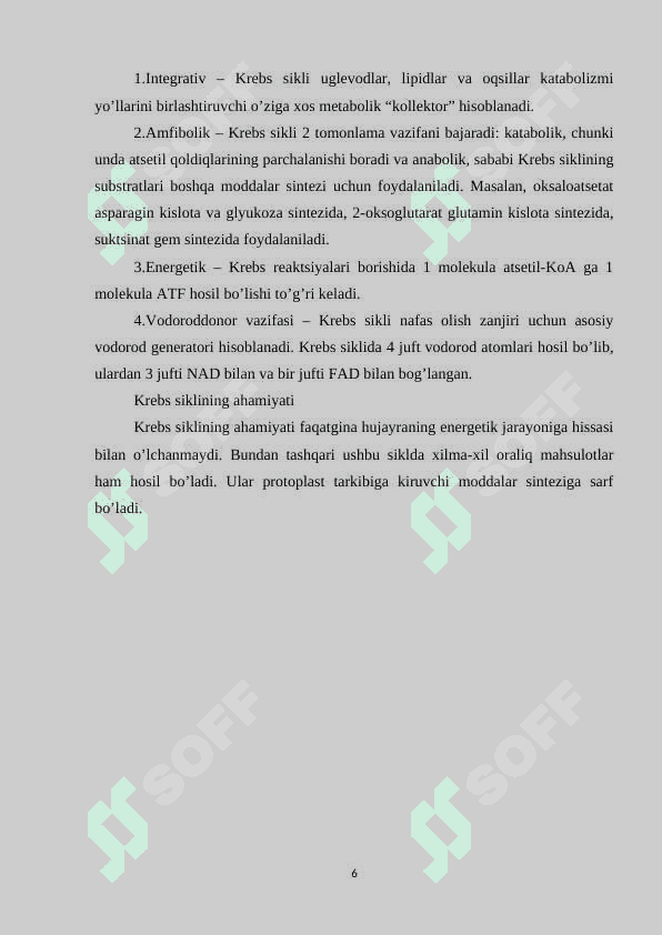 Krebs sikli va uning energetikasi 6