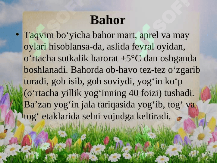 YIL FASLLARI VA IQLIM RESURSLARI 7