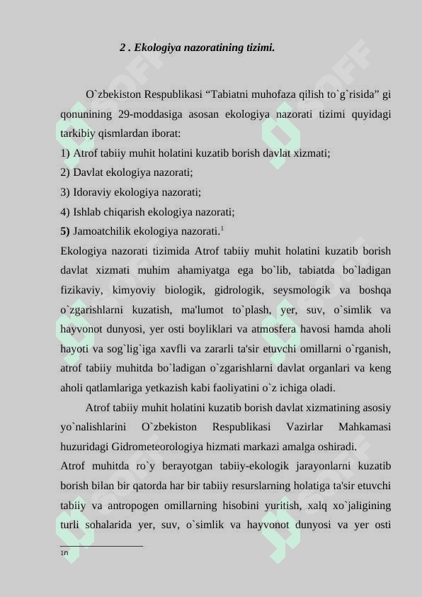 Ekologik ekspertiza. 4