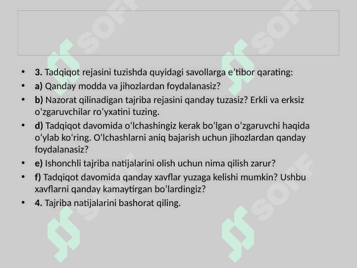 Moddalarning erish jarayoni tabiiy fan 4