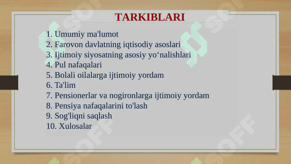 Davlatning ijtimoiy siyosati 3