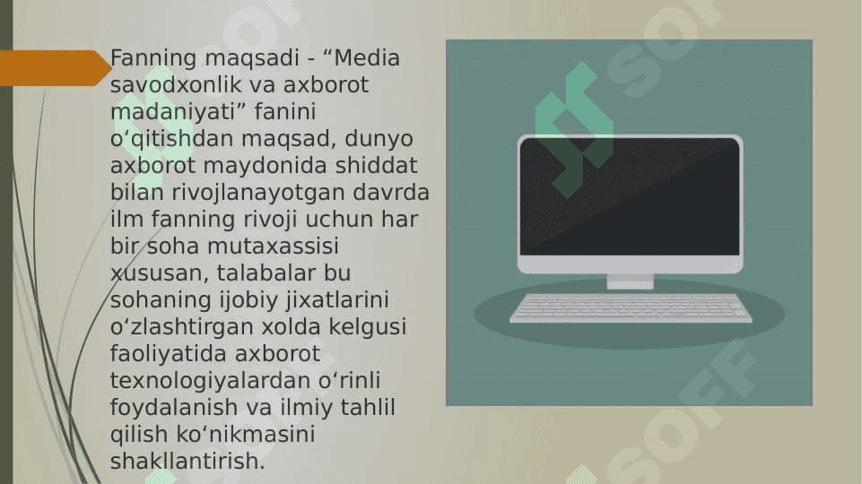MEDIA SAVODXONLIKNI QANDAY OSHIRISH MUMKIN 4