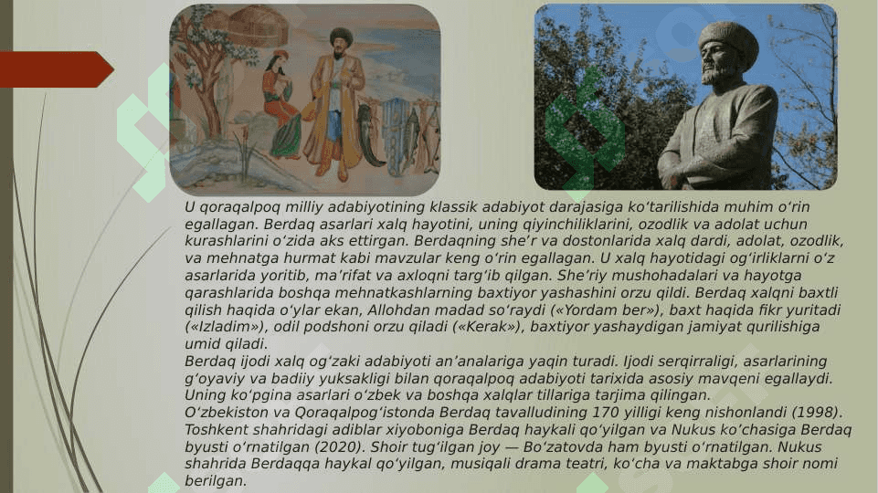 Berdaq haqida prezintatsiya 4
