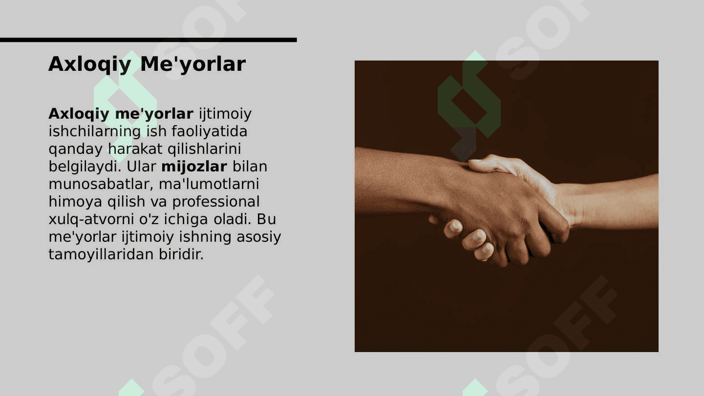 Ijtimoiy ishda Deontologik tamoyillar. 7