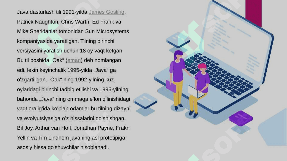 Java Dasturlash tilida haqida 3