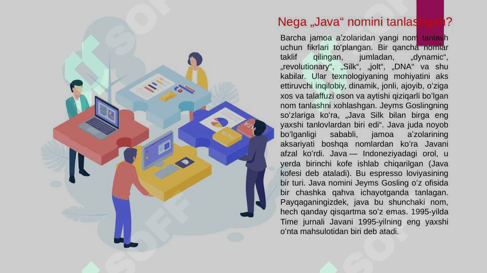 Java Dasturlash tilida haqida 5