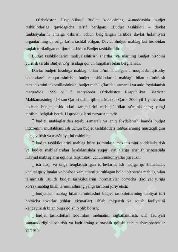 BUDJET NAZORATINI TASHKIL ETISH 2
