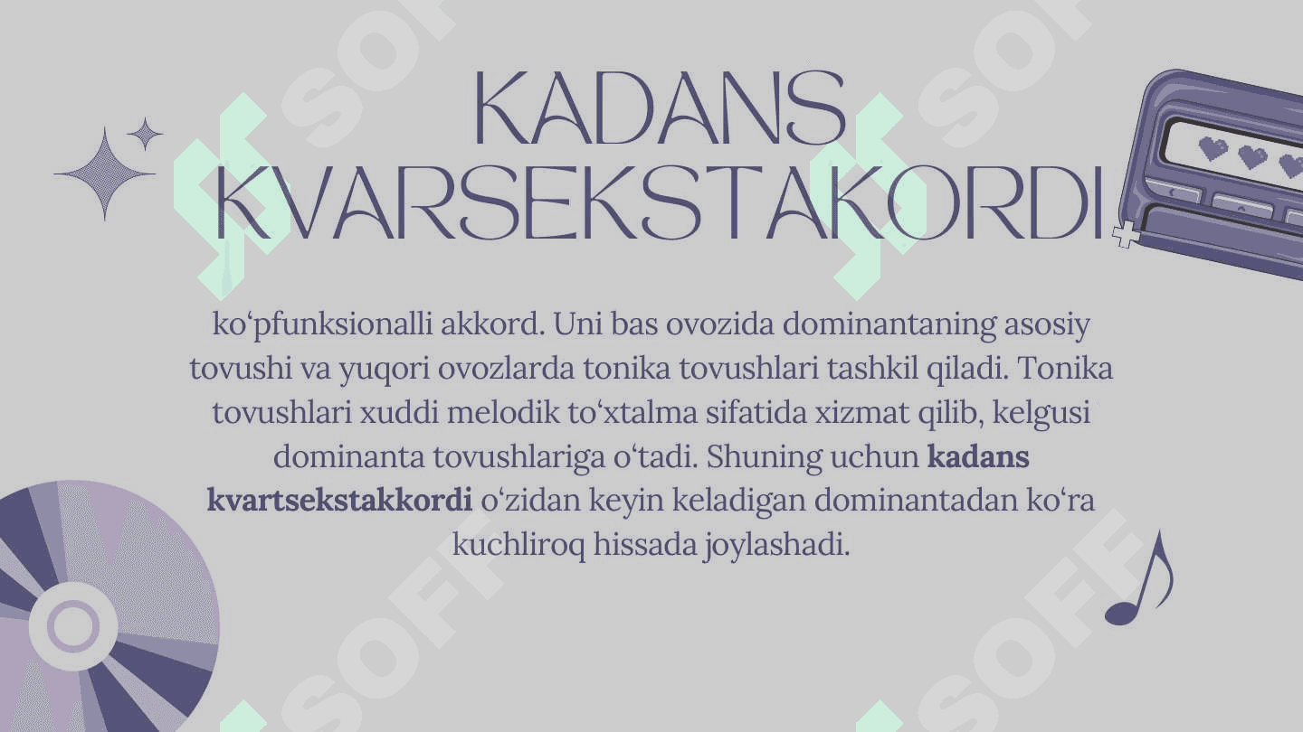 Kadans Kvartsekstakkordi 3