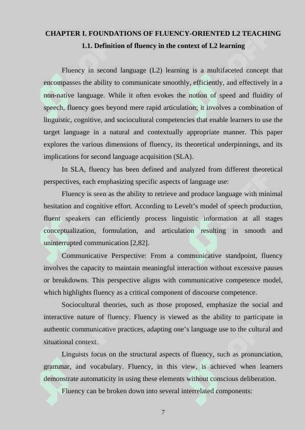 Fluency-Orientation L2 Teaching 7