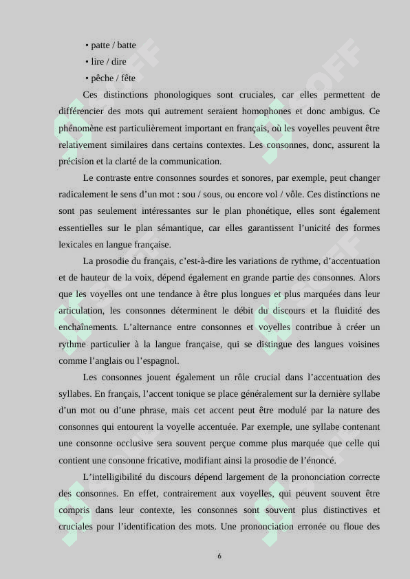 Les consonnes dans la langue francaise 6
