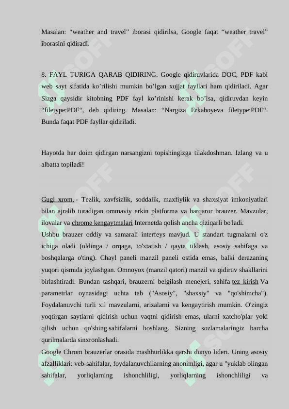 Ta’limga oid Google xizmatlari 7
