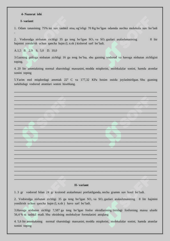 11-sinf kimyo nazorat ishlari daftari 2024-2025 8