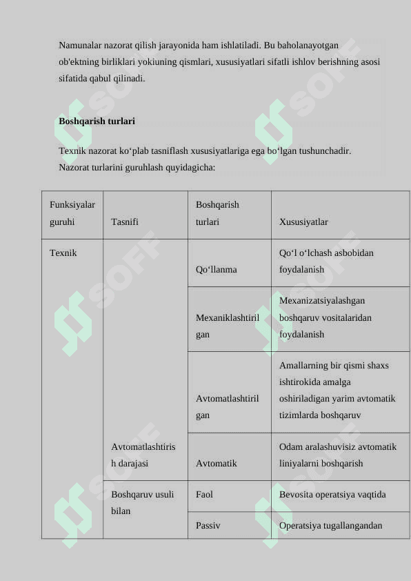 Nazoratning  tashkiliy – texnik  turini  aniqlash 4