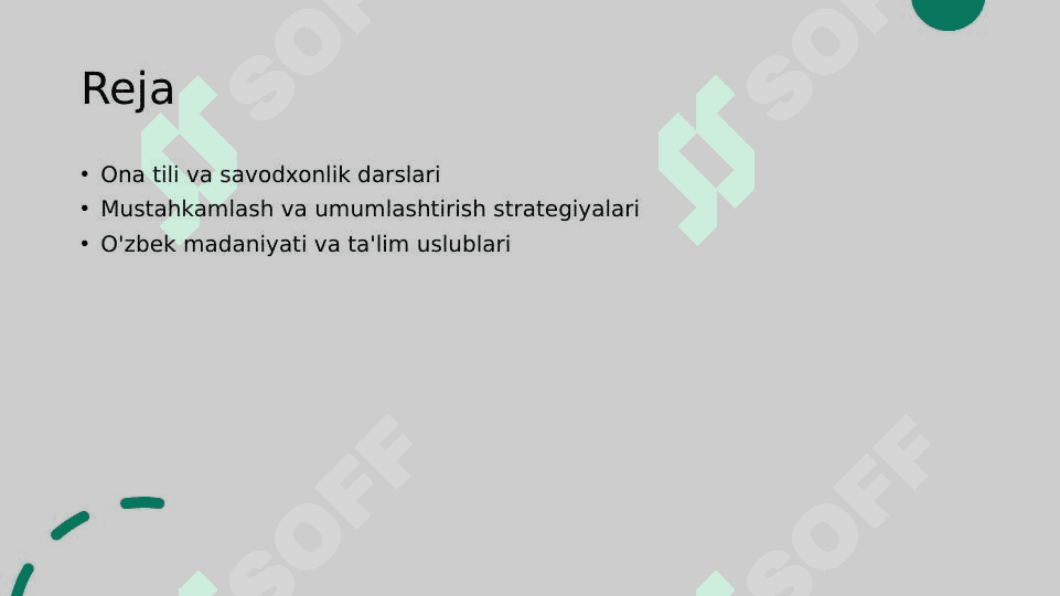 Ona tili va o‘qishsavodxonligi darslarida mustahkamlash va umumlashtiruvchi darslarni tashkil etish 2