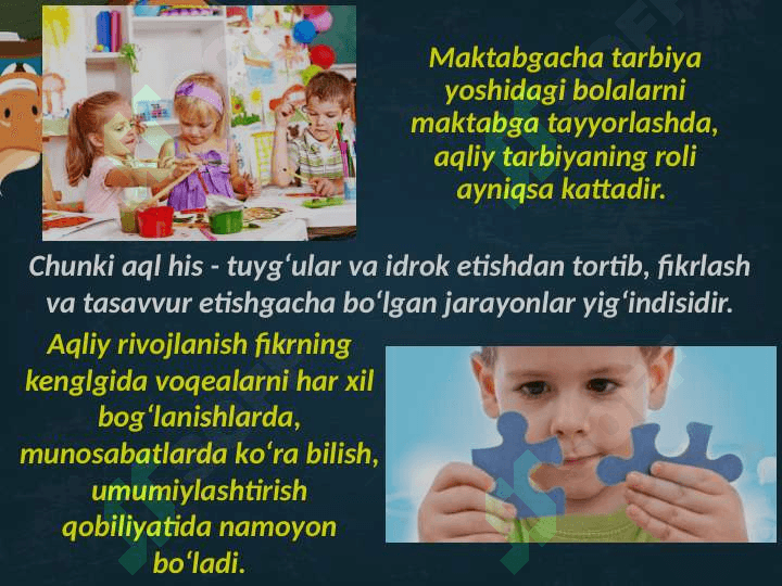 Aqliy tarbiya va ta'lim 5