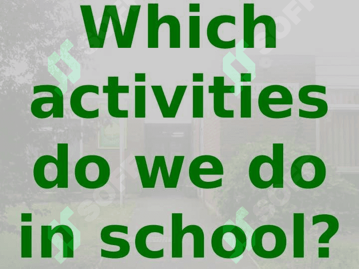 Things we do in School 2