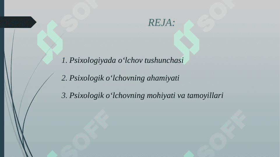 PSIXOLOGIYADA O'LCHOV 2