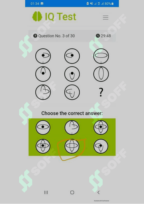 Argos IQ test 3