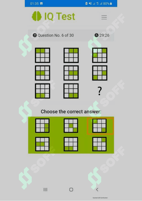 Argos IQ test 6
