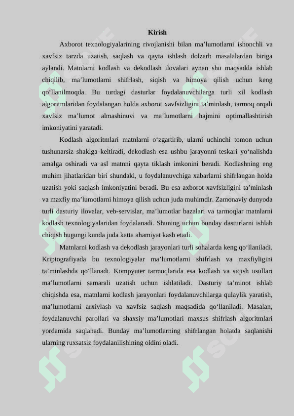 Matnlarni kodlovchi va dekodlovchi ilova yaratish 3