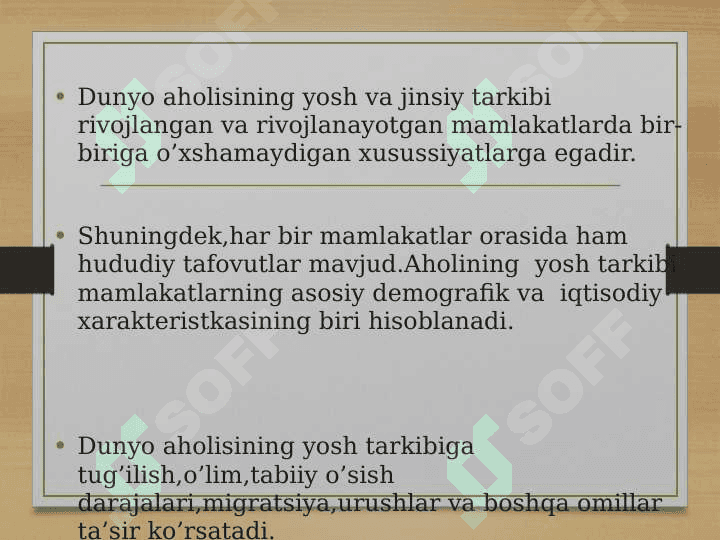 AHOLINING DEMOGRAFIK TARKIBI 2