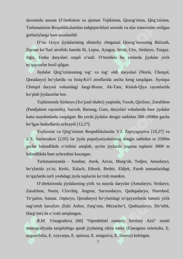 Jiydanamolar qabilasi 7