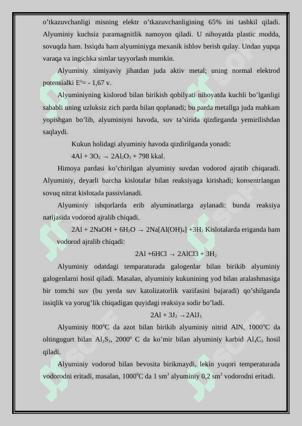 Gruppa elementlariga umumiy xarakteristika 8