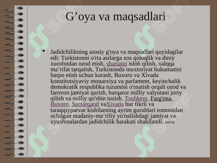 Turkistonda jadidchilik harakati Va ularning faoliyati 4