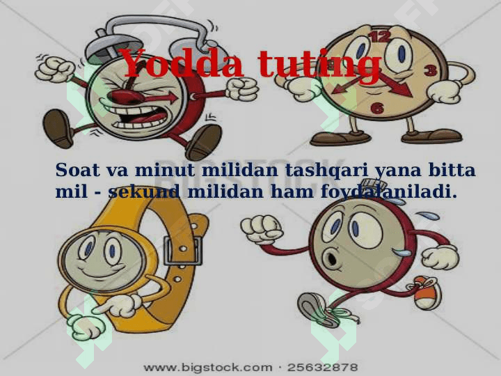Vaqt birliklari. Sekund 2