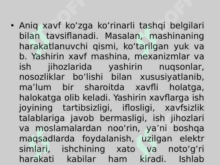 Mashina va mexanizmlarning xavfsizligini ta'minlashga qaratilgan vositalarning zamonaviy turlari 5