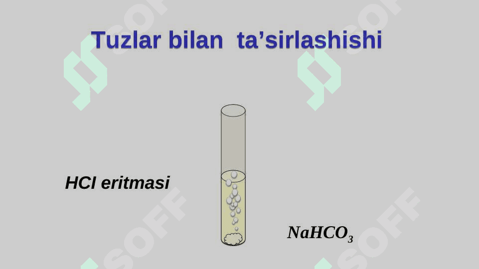8-sinf Xlorid kislota 8