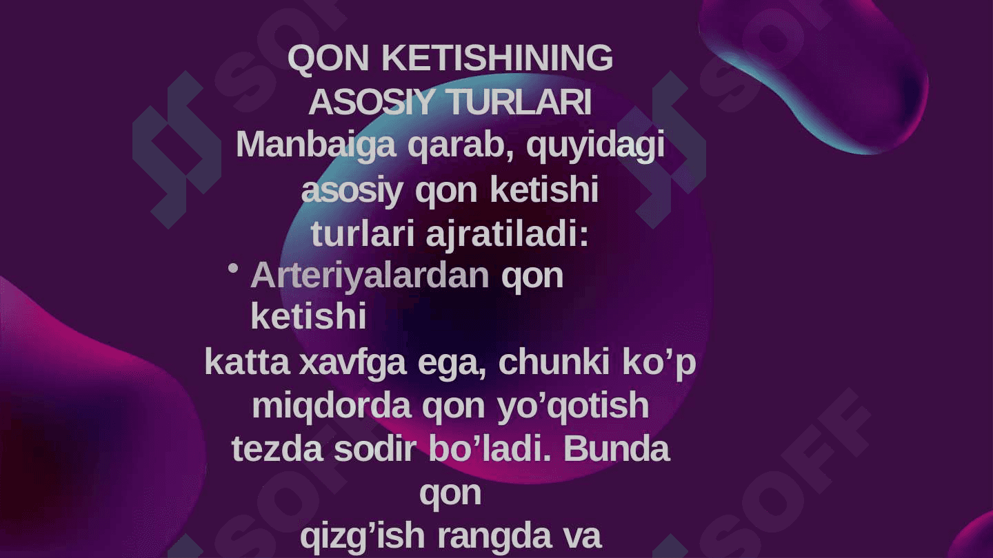 Qon ketishi va qon quyilishi 3