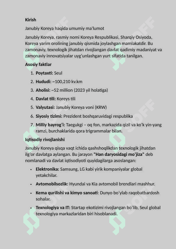Janubiy Koreya 2