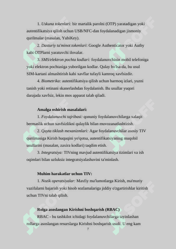 Loyiha ishi 7