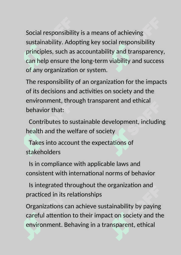 SOCIAL  RESPONSIBILITY 2