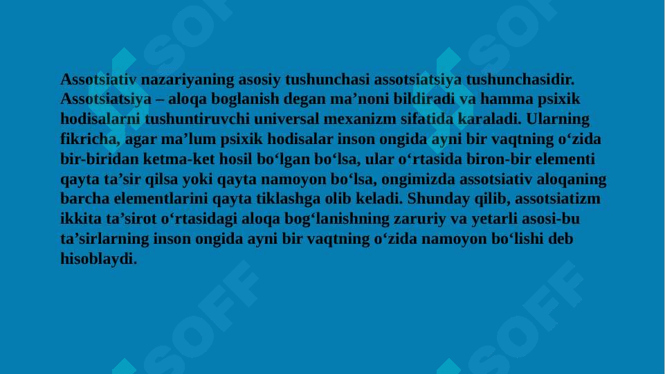XOTIRA, XOTIRA HAQIDA TUSHUNCHA 6