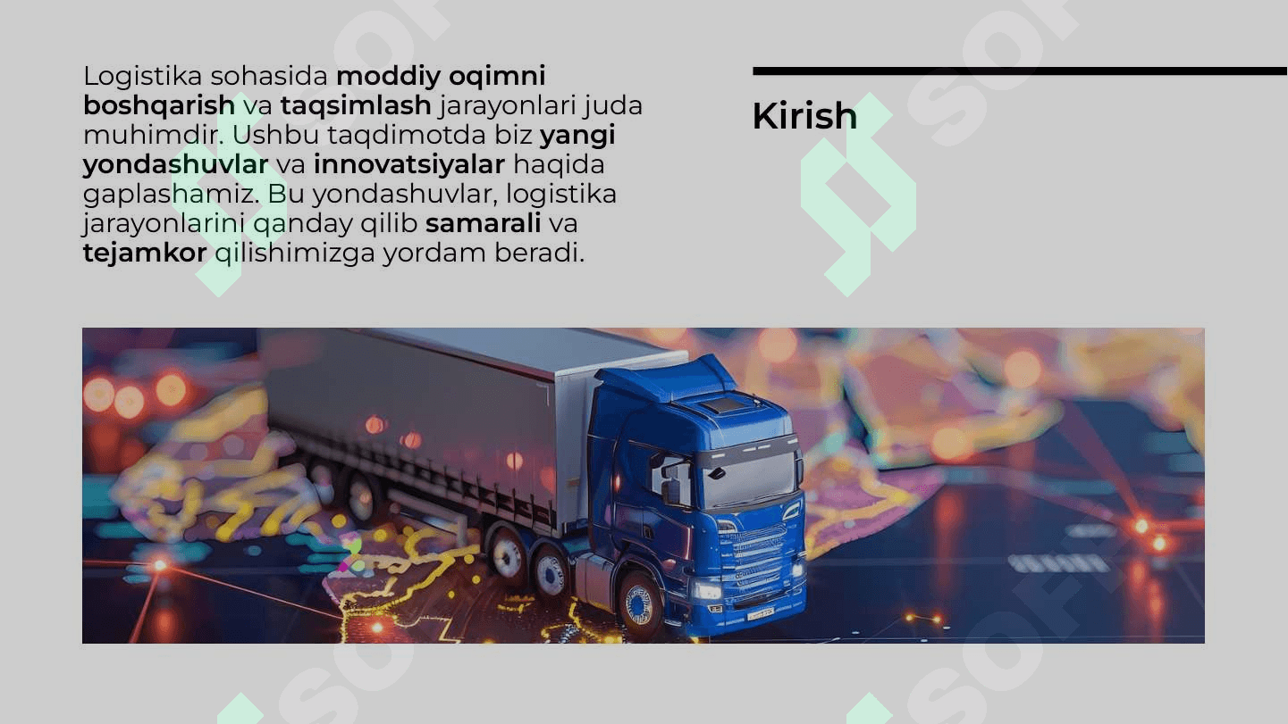 Logistika mustaqil ish 2