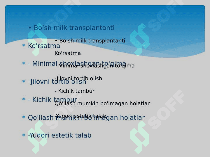 Mahalliy to‘qima plastikasi 3