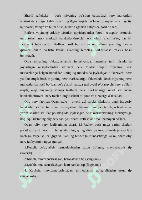 Nerv sitemasining tuzilishi 8