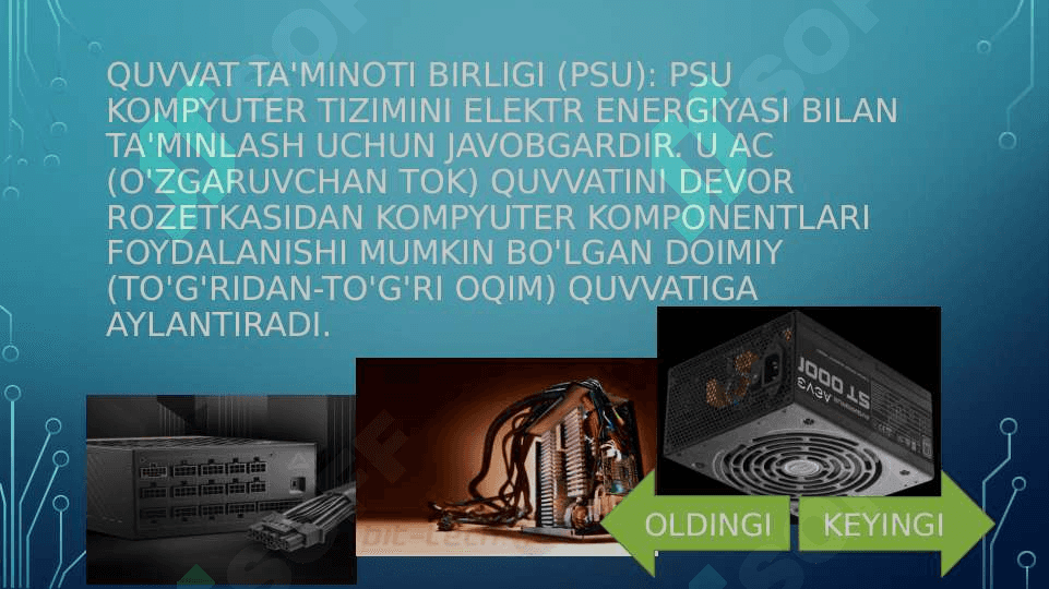 Tizimli blok qismlari bilan tanishish 4