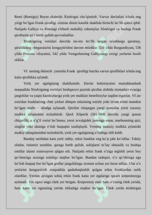 Frank qirolligining tashkil topishi 3