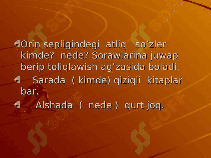Tema  Orin   sepligi 3