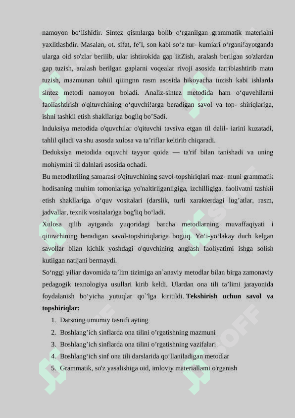 Ona tili darslarida qo’llaniladigan samarali metodlar 4