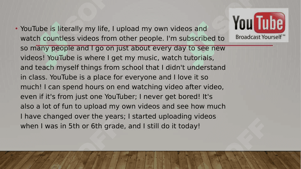 My Favorite Website - YouTube.pptx 4