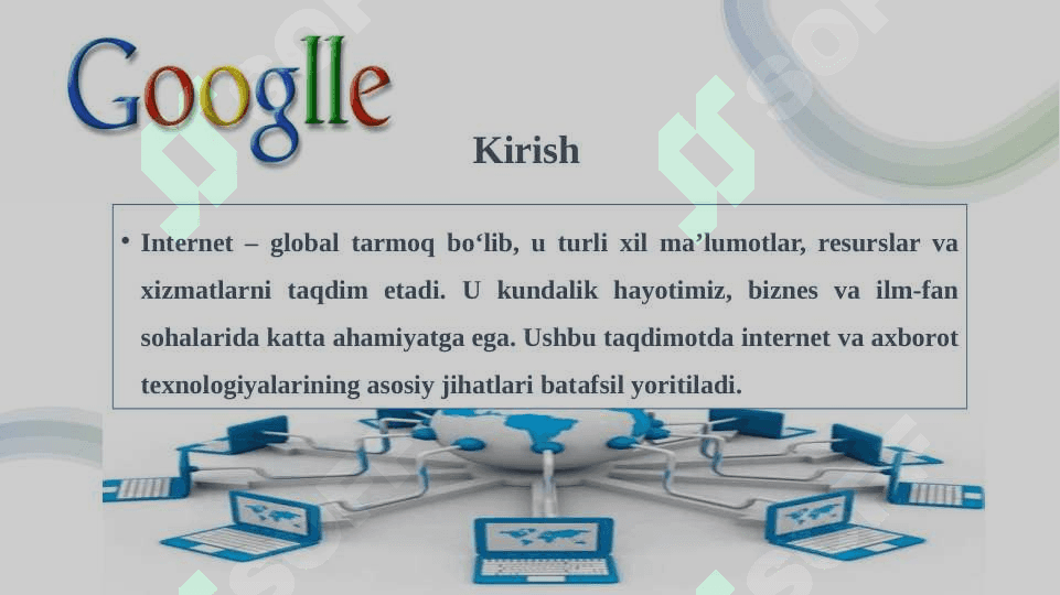 Internet olami va axborot texnologiyalari 3
