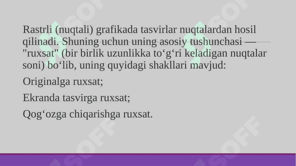 Rastr va vektor grafikasi 6