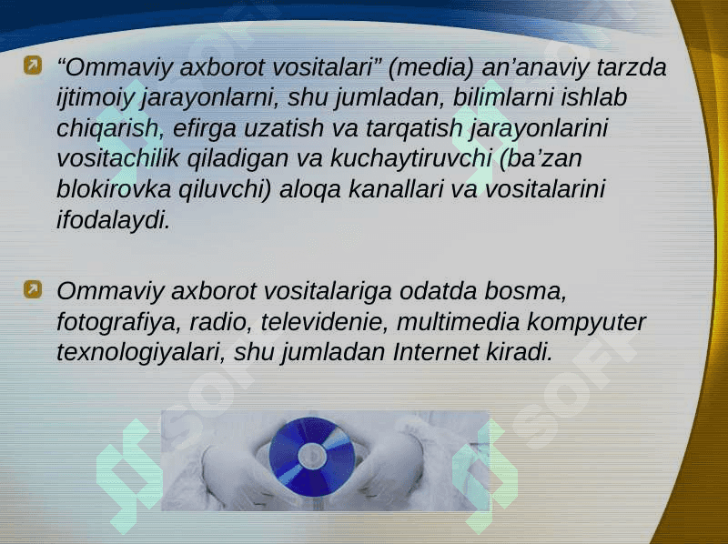 Multimediali elektron darslik va uning tarkibiy qismlari 4