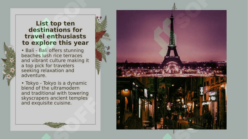 My  favorite hobby is  traveling 4
