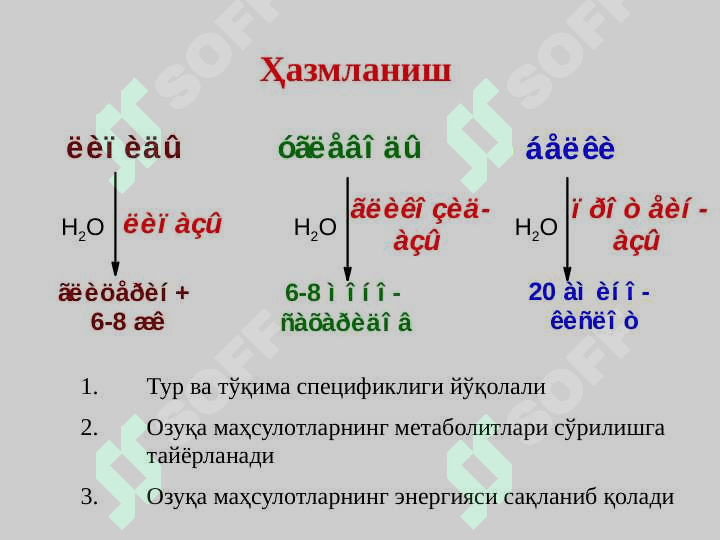 Moddalar almashinuviga kirish. Biomembranalar 7